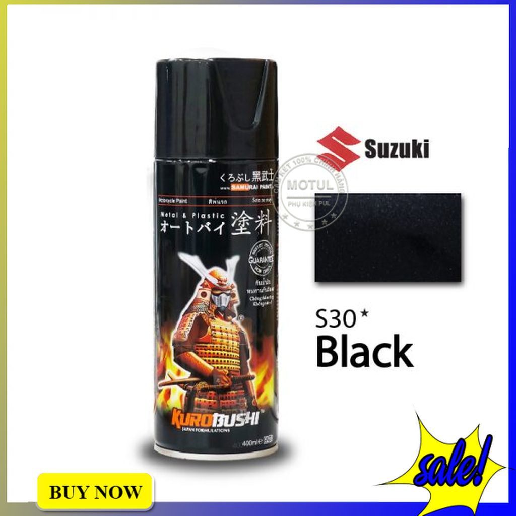 Sơn xịt màu đen Suzuki Samurai s30 400ml