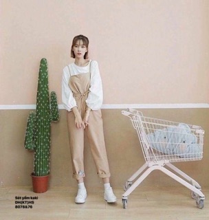 Sét quần yếm kèm áo