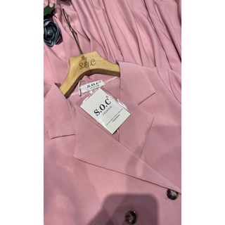 ĐẦM SUÔNG CỔ VEST ULZZANG