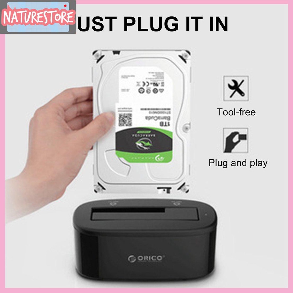 Đế Ổ Cứng 6218US3 USB3.0 Cho 2.5-inch 3.5-inch HDDH SSD