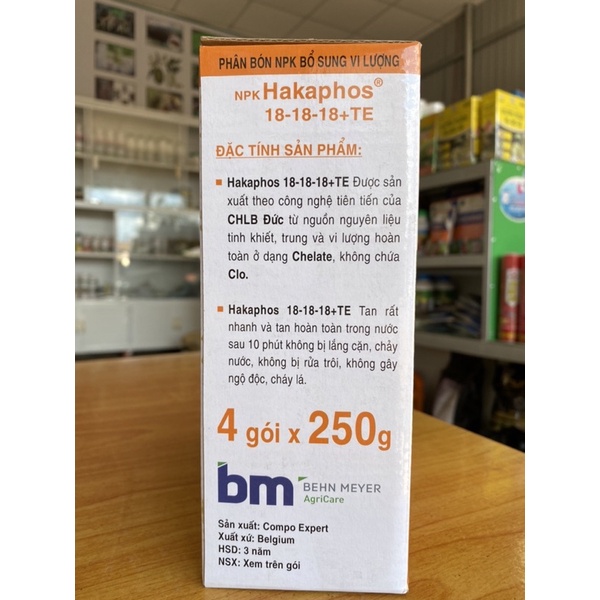 Phân bón lá Bm Hakaphos 18-18-18 + TE