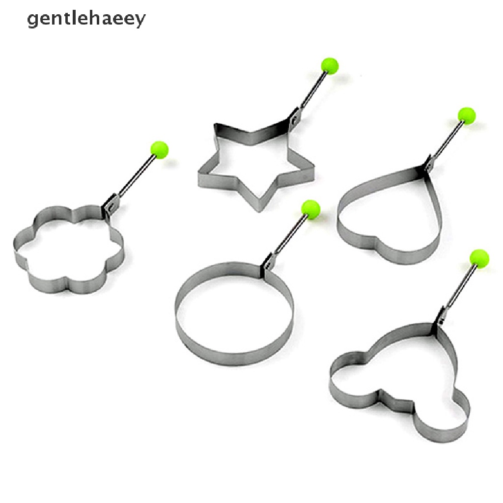 Bộ 5 Khuôn Chiên Trứng Ốp La Bằng Thép Không Gỉ