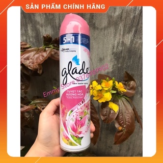 Bình xịt thơm phòng GLADE Tuyệt Tác hương hoa 280ml ( hàng cty Johnson & son )