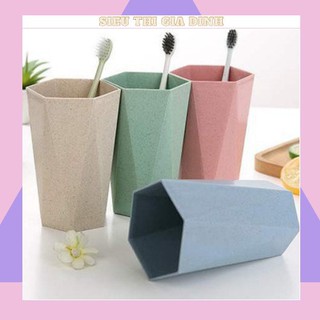 CỐC ĐÁNH RĂNG UỐNG NƯỚC LÚA MẠCH ( LỤC GIÁC) AN TOÀN CHO SỨC KHỎE 88082 siêu thị gia đình vp88