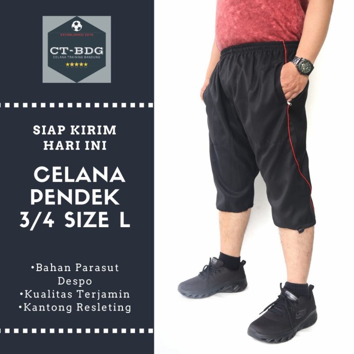 Quần Short Nam Pria-Kích Thước 3 / 4 Màu Xanh Lá