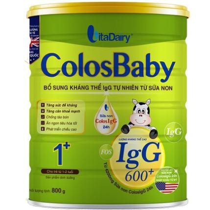 Sữa non Vitadairy Colosbaby 600 IgG I+ 800Gr/hộp