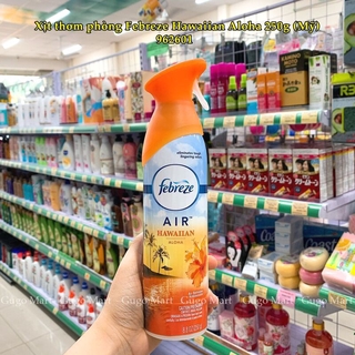 Xịt thơm phòng Febreze Hawaiian Aloha 250g (Mỹ)