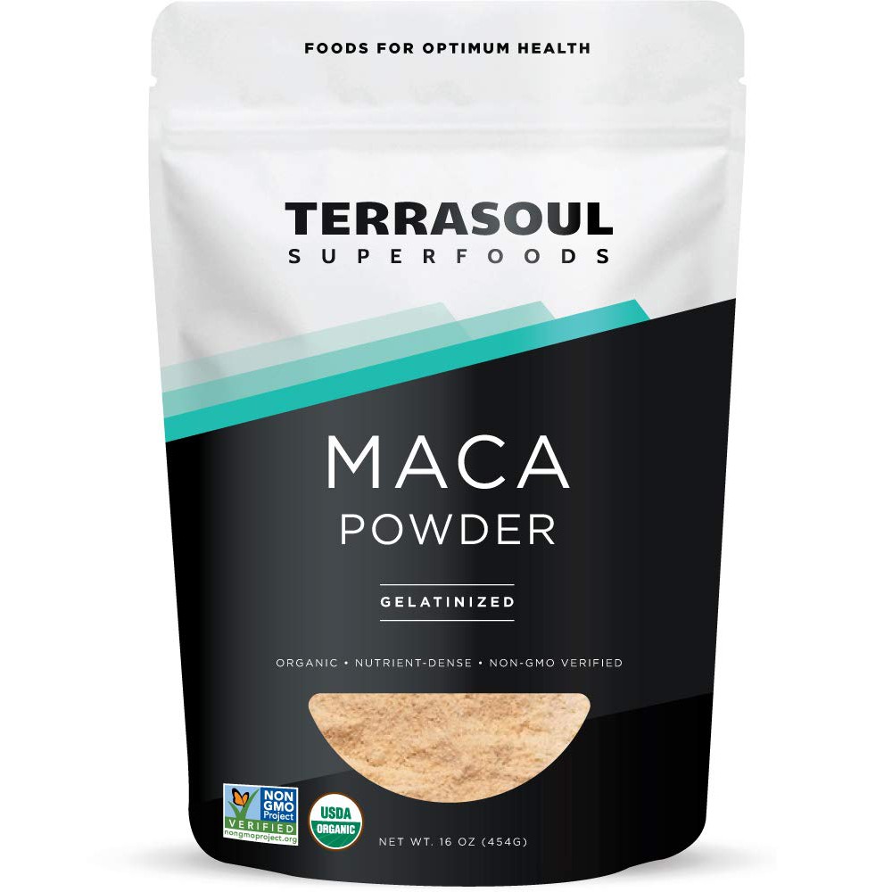 Bột nhân sâm Maca hữu cơ Terrasoul Superfoods 454g