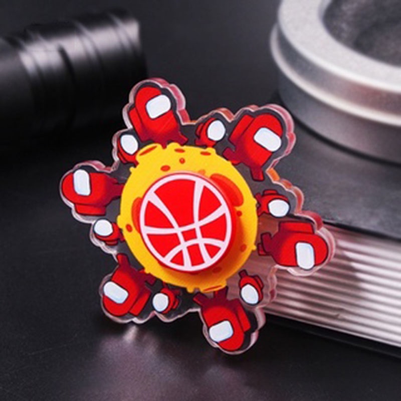 Đồ Chơi Con Quay Fidget Spinner Naruto Among Us Siêu Hót Trên Tiktok