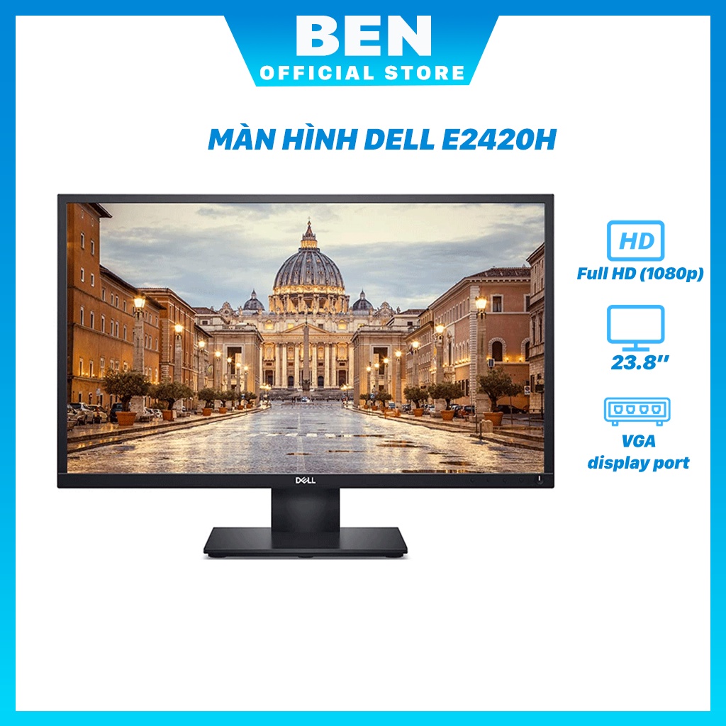 Màn hình Dell E2420H (23.8inch/FHD/IPS/60Hz/8ms/DP+VGA) - hàng chính hãng