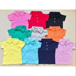 Áo thun POLO cổ bẻ bé trai, bé gái