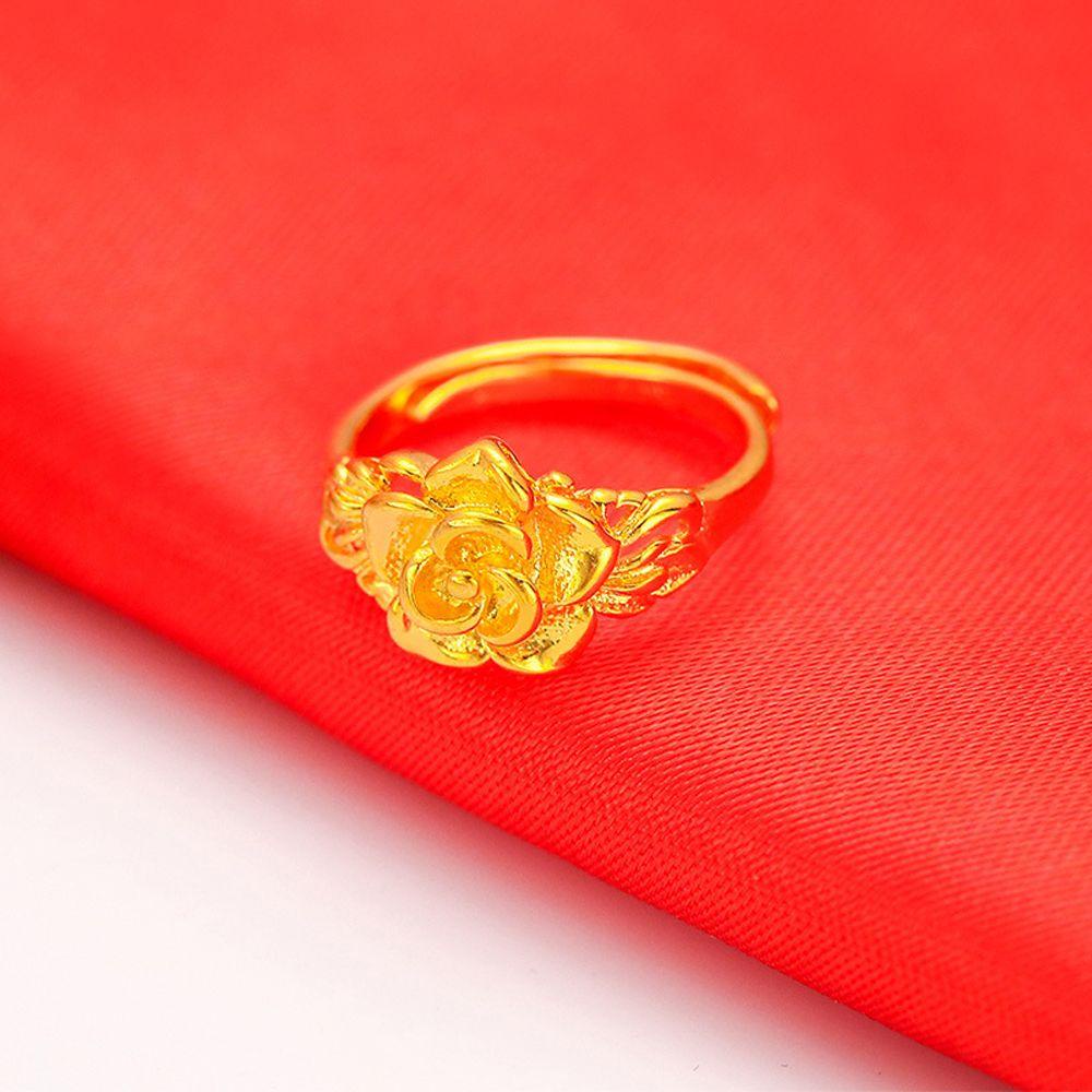 Nhẫn Hình Hoa / Trái Tim Phong Cách Cổ Điển Thời Trang Cho Nữ