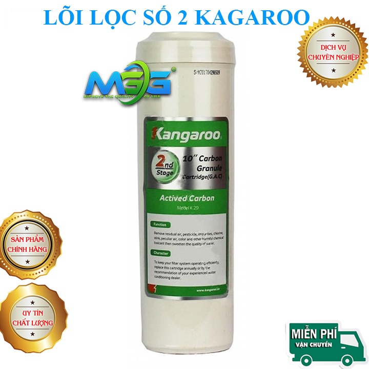 Bộ 3 lõi lọc nước Kangaroo chính hãng, lõi lọc thô số 123 dùng cho máy lọc nước RO