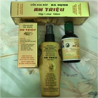 Cồn xoa bóp đa dụng An Triệu (Phong thấp-tê bại, đau lưng nhức mỏi gân xương)