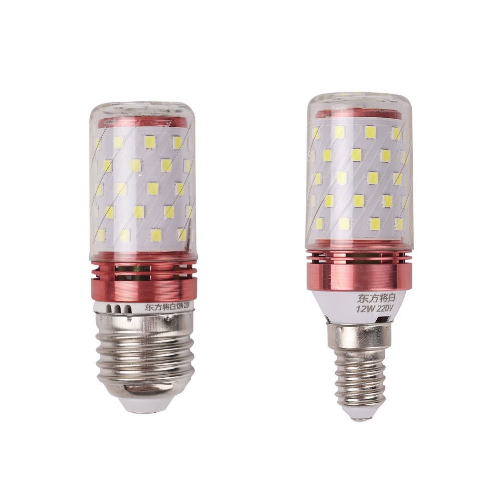 Super Bright Led Energy Saving Bulb / E14 E27 Screw Mouth Three-Color Dimming Halogen Light
