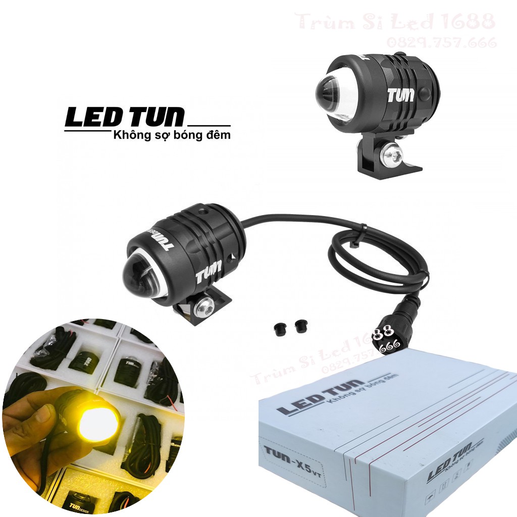 Led Tun X5vt mini 2 màu.Bảo hành 2 năm