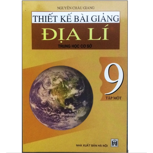 Sách - Combo Thiết kế bài giảng Địa Lí 9 (Tập 1+Tập 2)