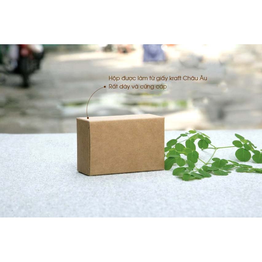 50 cái - Hộp giấy kraft Handmade đựng quà tặng hộp xà bông  handmade.