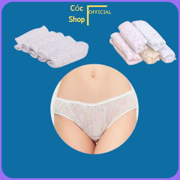 Sét 5 Quần Lót Giấy Cho Mẹ Bầu Tiện Dụng Cóc Shop