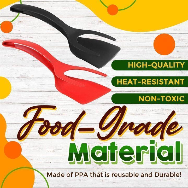 Kẹp Lật Trứng / Làm Bánh Kếp 2 Trong 1 Đa Năng Chống Dính Tiện Dụng Cho Nhà Bếp