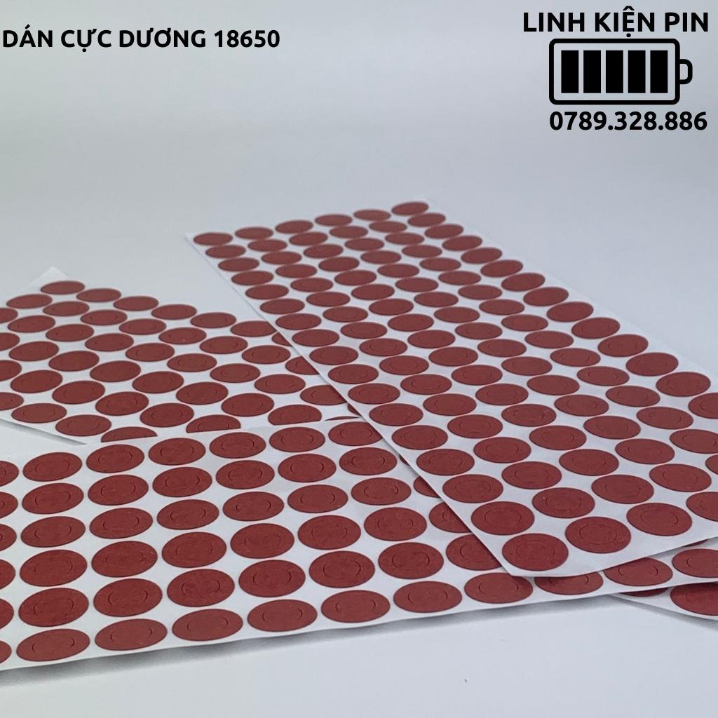 Miếng dán cực dương pin 18650 loại 1 cell 50 miếng