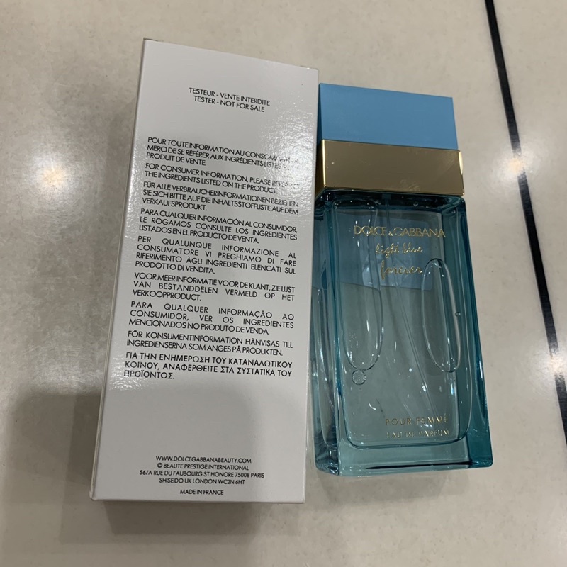 Nước hoa nữ Tester D&G light blue forever Pour Femme EDP 100ml