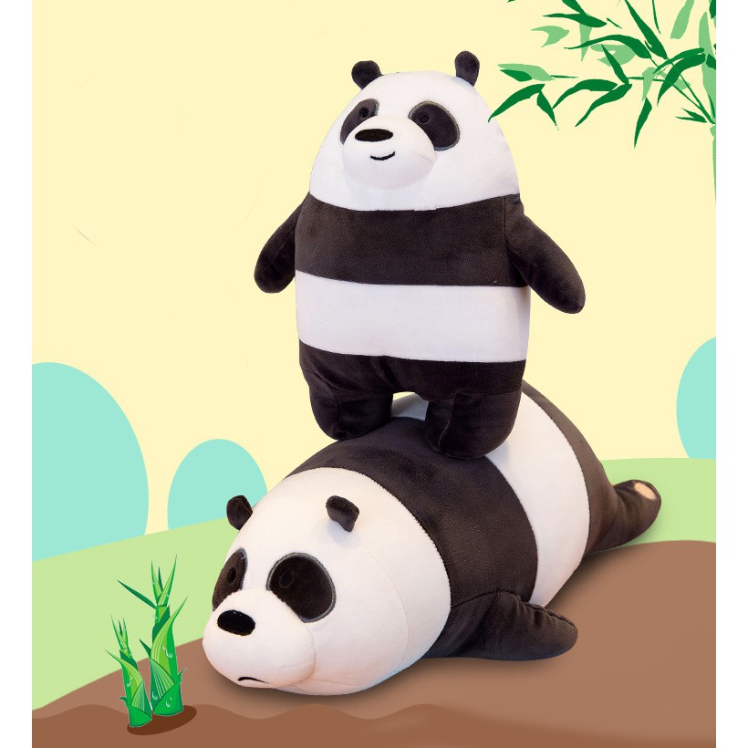 GẤU BÔNG WE BARE BEARS FULL SIZE FULL MẪU (30CM---&gt;100CM)