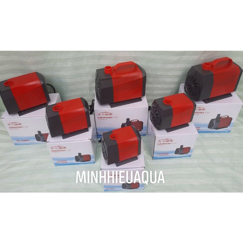 Máy bơm Gecai TX cho hồ cá, TX-2000, 2500l/h, Bảo hành 9 tháng