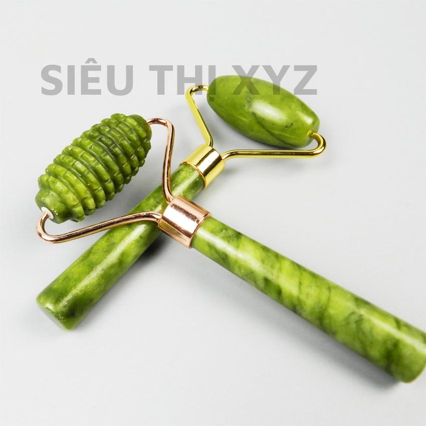 Cây Lăn Mặt Đá, Massage Mặt, Con Lăn Mát Xa Hai Đầu Bằng Đá Tự Nhiên Giúp Nâng Cơ, Mờ Nếp Nhăn Và Giảm Mỡ Body - Y88