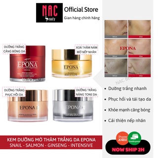 Kem Hồng Sâm Dưỡng Trắng da, Giảm Thâm Nám Epona Red Ginseng Gold Whitening Cream 50ml - NAC BEAUTY