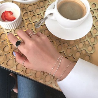 LẮC TAY BI MẮC XÍCH ĐÔI BẠC