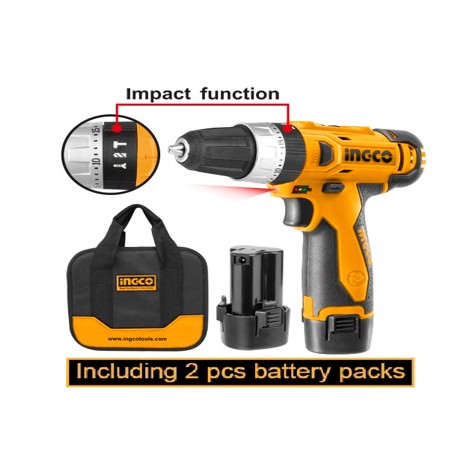 Máy khoan búa dùng pin INGCO CIDLI228120 12V - Dụng cụ cầm tay đa năng