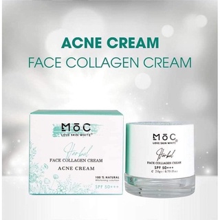Kem face giảm mụn, mờ thâm acne cream mộc love skin white 20g mỹ phẩm mỹ ái