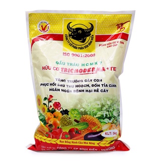 Đầu trâu CMK7 5kg Phân bón hữu cơ Trichoderma cho Rau màu, hoa kiểng