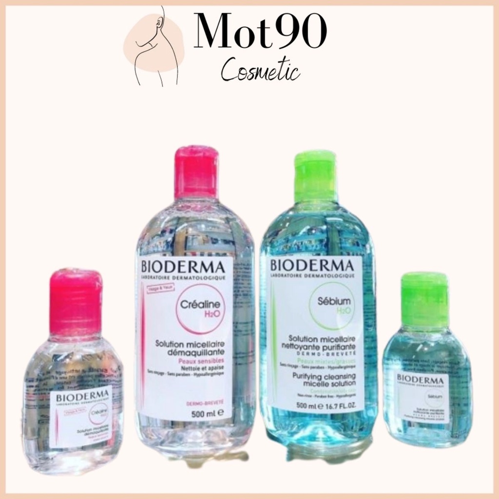 Nước Tẩy Trang Bioderma H2O Pháp (100ml ~ 500ml)