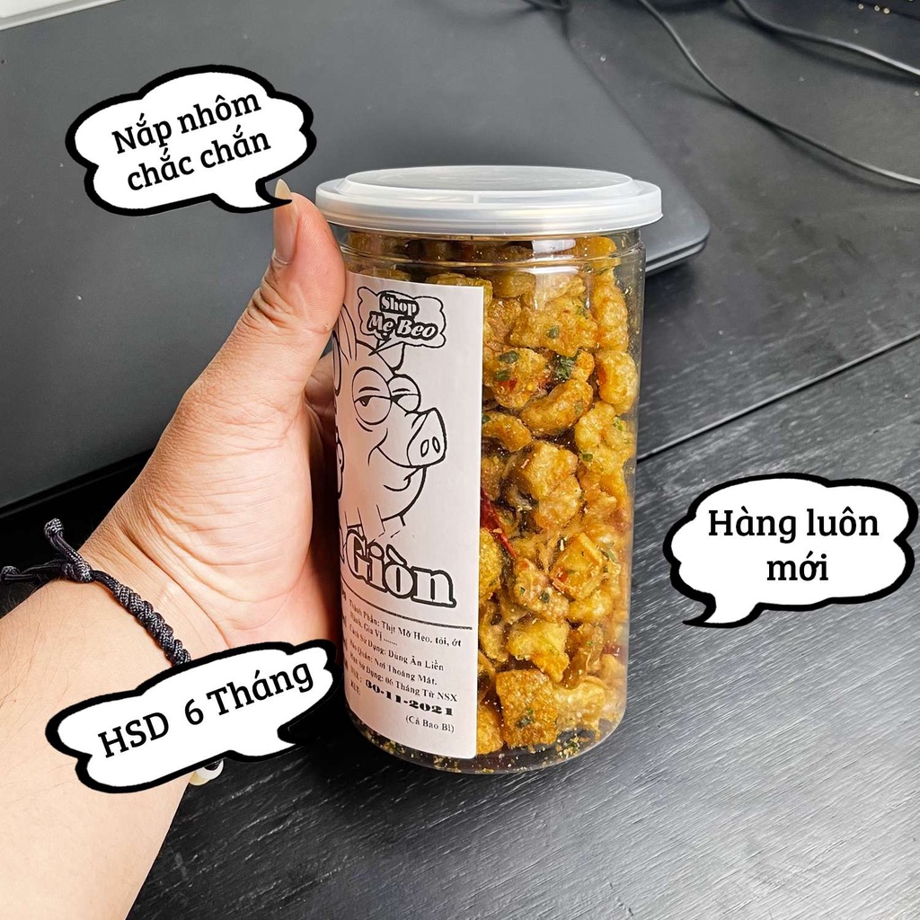 Tóp mỡ chiên giòn 230gr ăn cực ngon