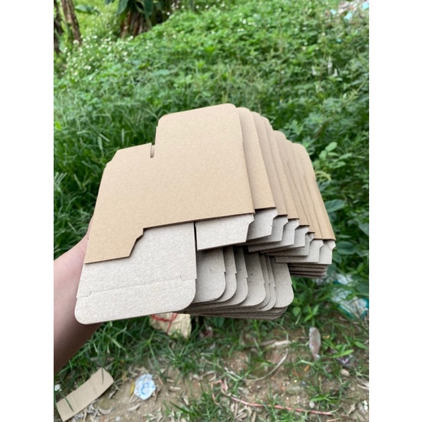 Combo 10 hộp carton nắp cài size 8,5x5x8,5