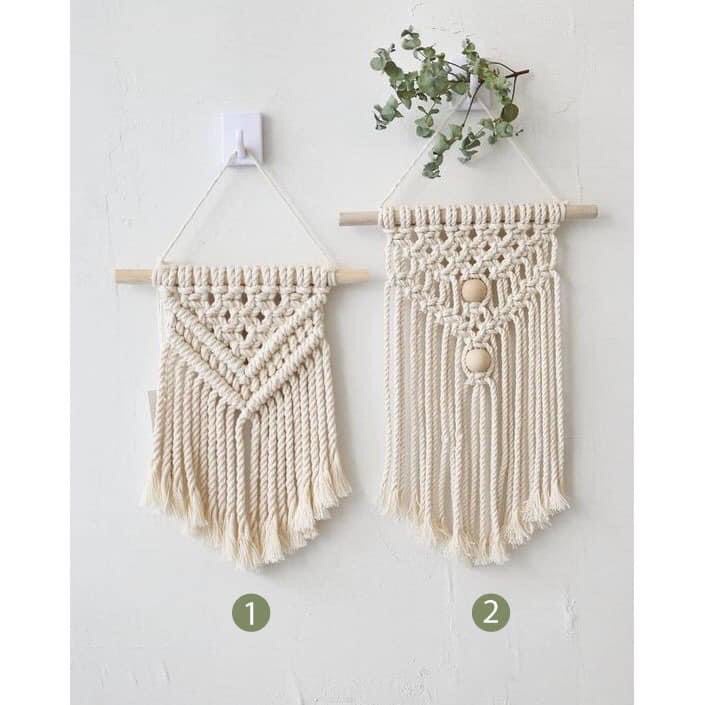 Macrame decor phòng ngủ sang trọng lịch lãm