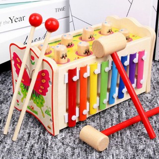 Đập chuột kết hợp đánh đàn hấp dẫn cho bé yêu