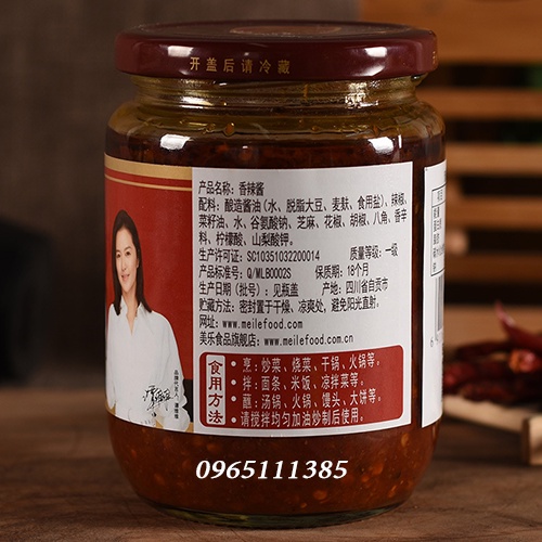Sốt Ớt Chưng Cay Tê 350g - Nước Sốt Cay Tê