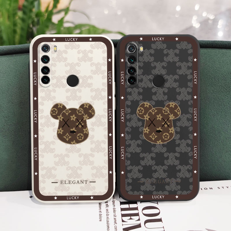 Ốp Điện Thoại Hình Gấu Tai To Sáng Tạo Thời Trang Cho Xiaomi Redmi Note 8 7 Pro