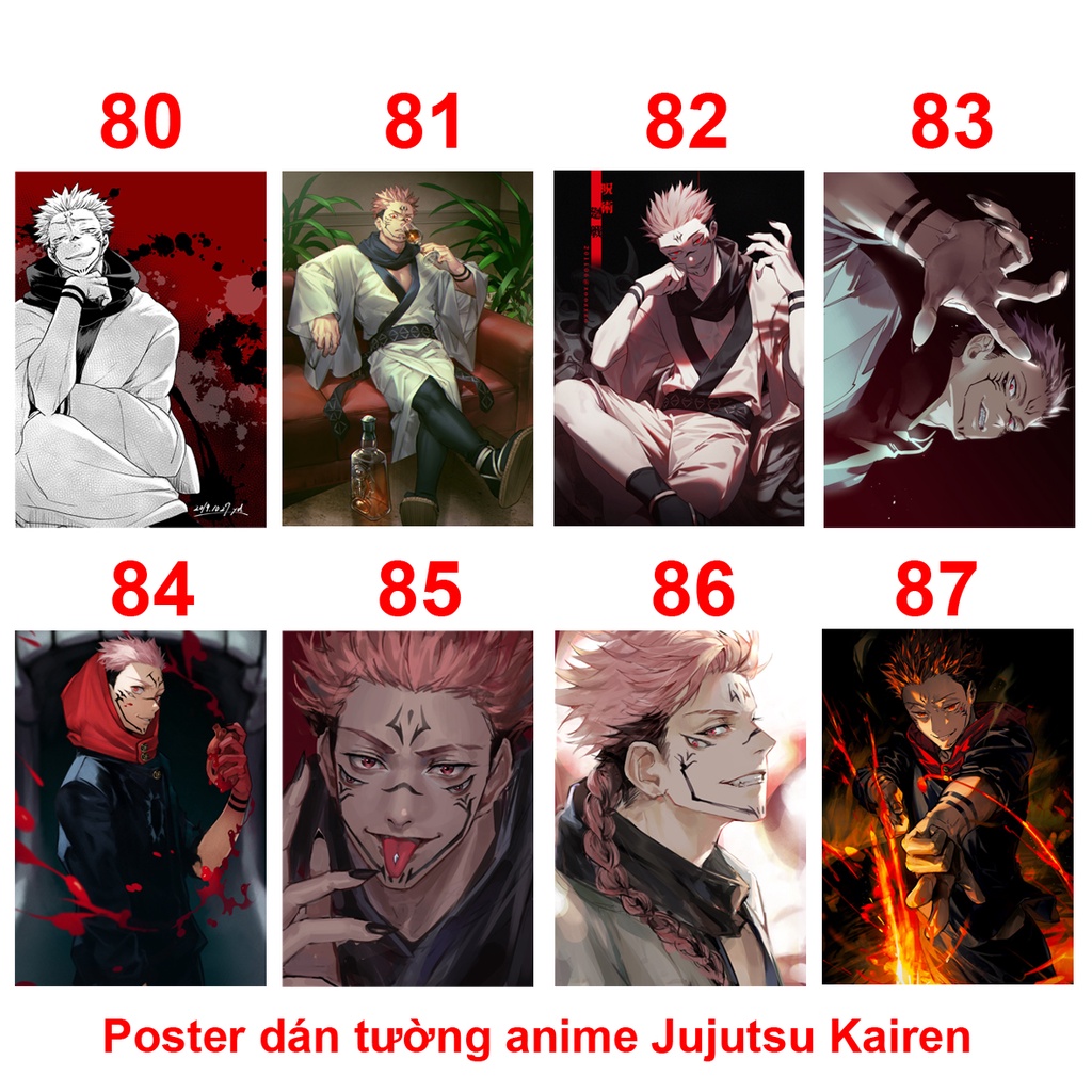 Poster/ Tranh dán tường anime Jujutsu Kairen