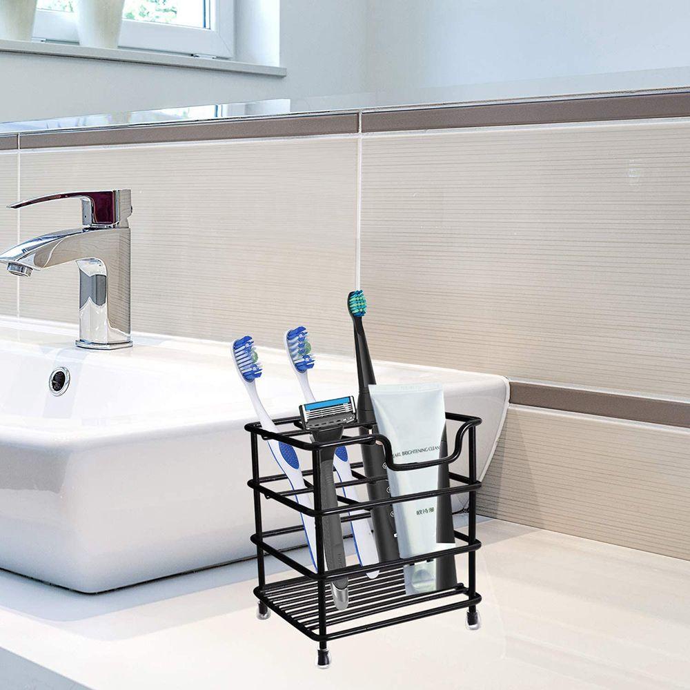 Giá Đỡ Bàn Chải Đánh Răng Đa Năng Tiết Kiệm Không Gian Chống Gỉ