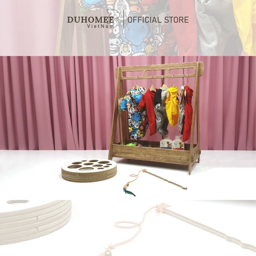Giá treo quần áo thú cưng cho chó mèo MUMBY - Duhomee