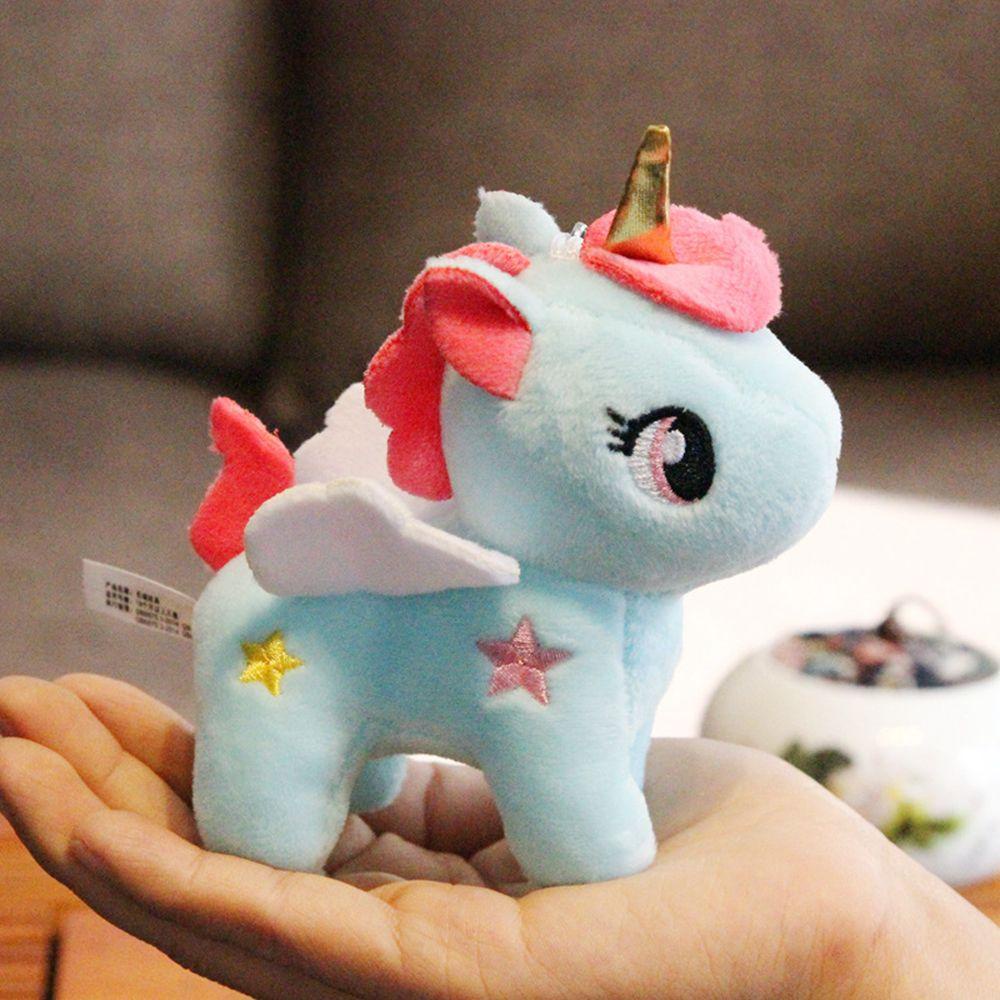 CLEVER Móc Khóa Kỳ Lân Nhồi Bông 10cm Dễ Thương