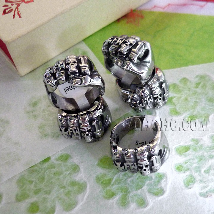 Nhẫn nam kiểu quả đấm NZ790