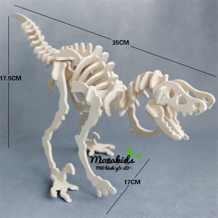 Đồ chơi lắp ráp Mô hình Khủng long Velociraptor