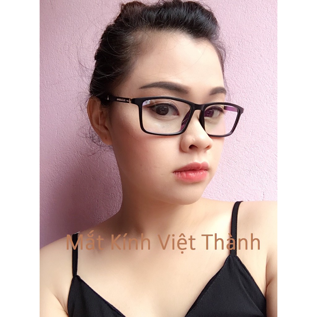 gọng Kính cận vuông cho nam nữ  kính mắt form vuông giả cận DG1