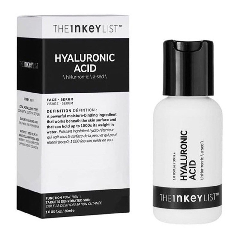 Serum cấp nước The Inkey List Hyaluronic Acid 30ml
