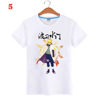Áo Thun Tay Lửng Trắng Naruto